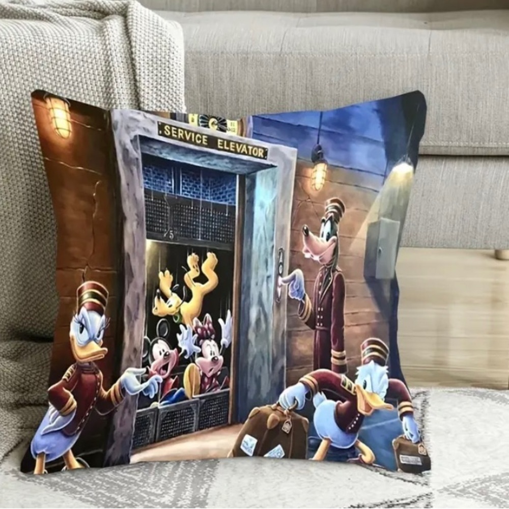 Disneys Tower of Terror Inspired Throw Pillow Cover